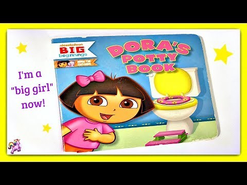 DORA THE EXPLORER "DORA'S POTTY BOOK" - Read Aloud Storybook for kids, children