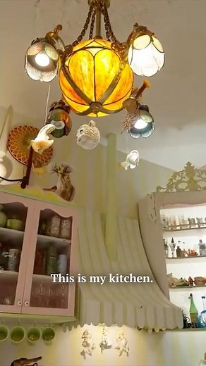 Step into this Spectacular Pastel Circus-Themed Kitchen 🎪 #hometour #kitchendesign