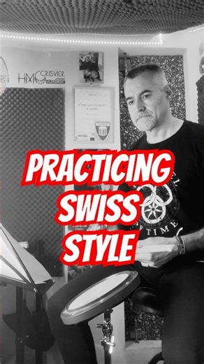 Practicing SWISS RUDIMENTAL DRUMMING | Aprende tambor suizo | Basler Trommel Tambor de Basilea