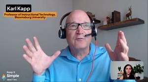 "With action-first learning, the idea is that we make the learner do...