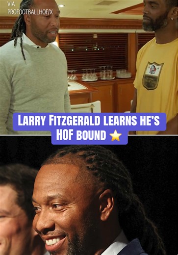 Randy Moss Congratulates Larry Fitzgerald on HOF Induction