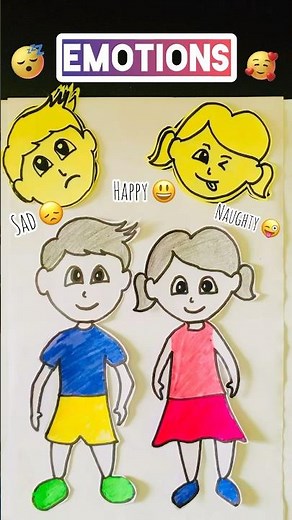 How Are You Feeling Today ? Emotions Paper Craft for Kids !How to Make Emotions Craft for Kids