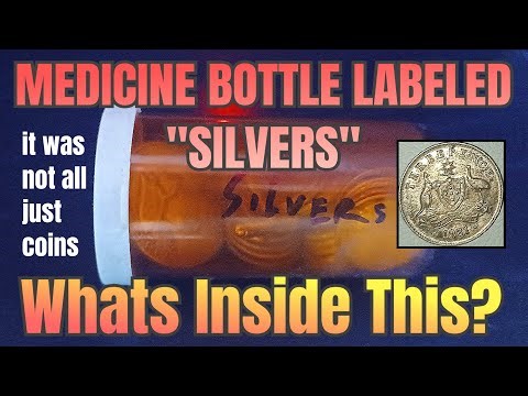 Coin Roll Hunt: Whats Inside This Bottle Marked "Silvers"?