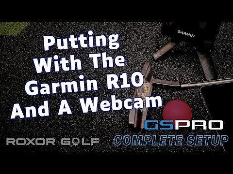 Putting on GSPRO with the Garmin R10 and a Webcam. How To Get It Setup To Work!
