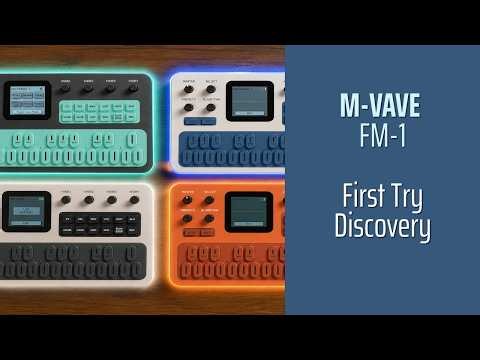 M-Vave FM-1 first try, explore all features, no talks