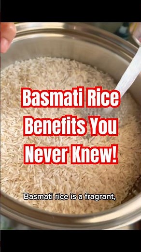 Is Basmati Rice Actually Healthy? What You Need to Know? #HealthyEating #BasmatiRice #WeightLossTips