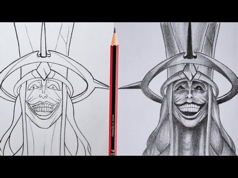 How to Draw Statue of God | Solo Leveling | Creepy, Realistic Anime Drawing Tutorial