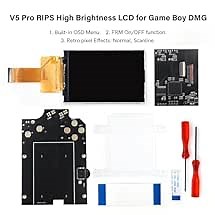 HISPEEDIDO V5 Ultra IPS Backlight Kit For GAMEBOY GBO Replacements Backlit Kits LCD Screen 36 color modes GB DMG V5 Ultra Version Built in FRM OSD Function