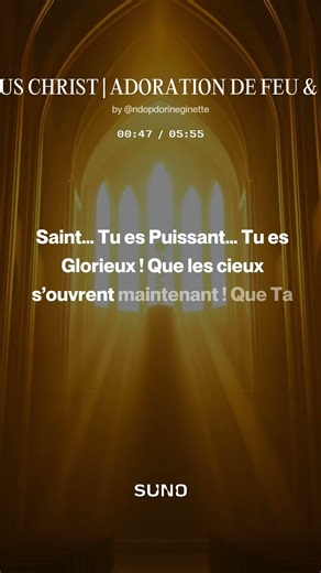 SOIT GLORIFIÉ JESUS CHRIST | ADORATION DE FEU & RÉVEIL SPIRITUEL #adoration2026 #gospelmusic