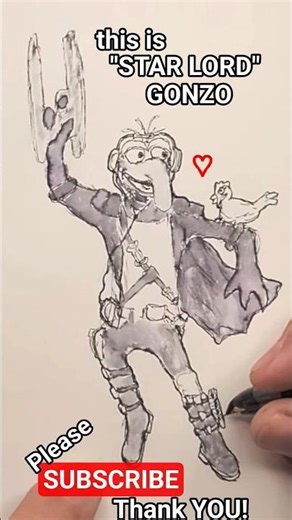 #Sketchbook Drawing Concepts: Muppets usually don't have Elbows or Knees.