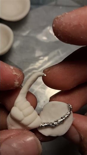 Restoran Chum Bucket Mini dari Clay! #clay #shortvideo #airdryclay