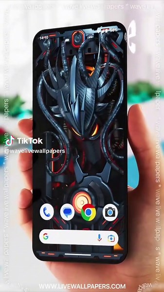 Intriguing Alien Portrait in Stunning 4K Live Wallpaper