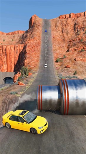 BeamNG: Cars vs. Hydraulic press! #shorts #beamngdrive #hydraulicpress #crush #gate #cars #ngzone