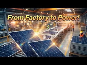 Inside the Solar Panel Factory: From Raw Materials to Full Installation Process