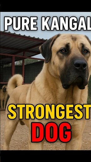 “Pure Kangal Breed – Aggressive & Powerful Dogs”💪