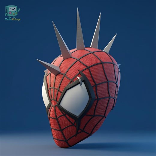 Spiderpunk Magnetic Mask | 3D STL Files - Etsy