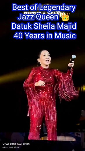 Best of Legendary Jazz Queen 👑 Datuk Sheila Majid 40 Years in Music 🎶🎵 Video with #vivoX300Pro | Brian Lee