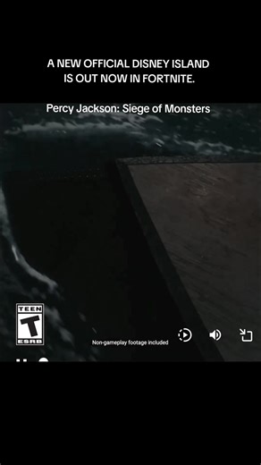 A NEW OFFICIAL DISNEY ISLAND IS OUT NOW IN FORTNITE Percy Jackson: Siege of Monsters #fortnite #fortnitenews #fortniteupdate #disney #percyjackson