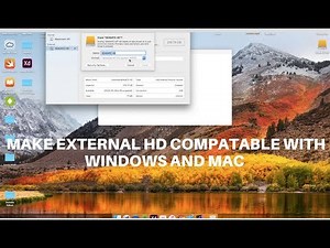 How to Transfer Files From External Hard Drive to a Mac - Formatting External Hard Drive