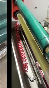 The entire production process of green high-temperature polyester tape#adhesivetape #foryou #factory