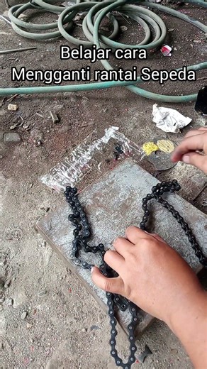 Come on, learn how to replace your own bicycle chain at home..#bicyclerepair #howto #tutorial