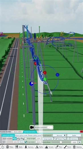 Building Flip 360 in Theme Park Tycoon 2