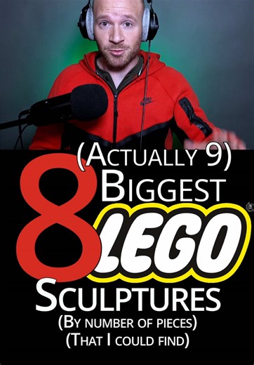 The 8 (Actually 9) BIGGEST LEGO sculptures (that I could find) #list @LEGO