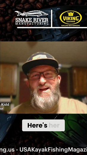 My wife enjoys river fishing in her own way – tanning, watching shows, and of course, judging my catches. Her favorite line? "You're not gonna count that small one, are you?" It always cracks me up! #FishingHumor #WifeLife #RiverFishing #Smallmouth #FishingTrip | USA Kayak Fishing Magazine