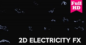 2D Cartoon Electricity Elements Pack