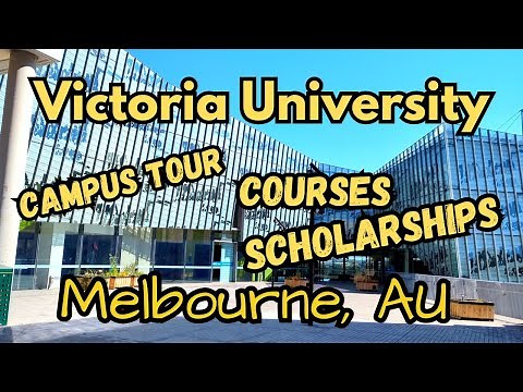 Victoria University campus tour, Melbourne Australia, Footscray campus, courses and scholarships 4K