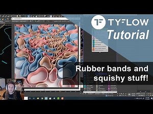 TyFlow TUTORIAL!! Rubbery circle packing!