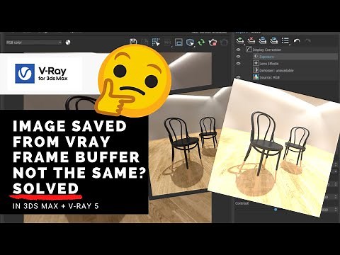 Image saved from V-Ray Frame Buffer not the same | V-Ray 5 for 3ds Max Help
