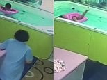 Distressing: Boy trapped upside down in pool for over one minute