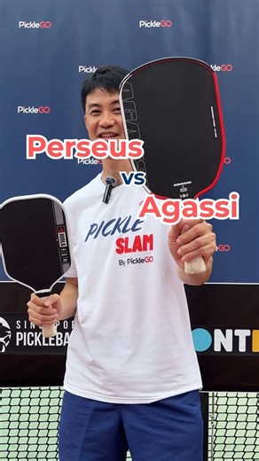 PickleGO on Instagram: "@joolapickleball Perseus vs. Agassi — we put them head to head to see how they stack up  Fun fact: The Agassi paddle is actually named after tennis legend Andre Agassi (yep, that Agassi)  Power? Touch? Spin? We break it all down so you can pick your perfect pickleball weapon!  Drop your fave in the comments! #picklego #pickleball #pickleballaddict #pickleballsg #PickleSlam2025 #JOOLA #joolaperseus #joolaagassi #pickleballpaddles"