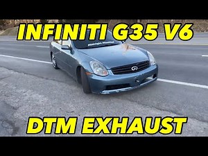 2005 INFINITI G35 EXHAUST w/ DTM MUFFLER!