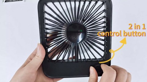 Shintrend Rechargeable Portable Travel Fan - USB Desk Fan with 100 Wind Speeds Small Fan with Digital Display Quiet Desktop Personal Fans for Cruise Ship Office Outdoor Bedroom