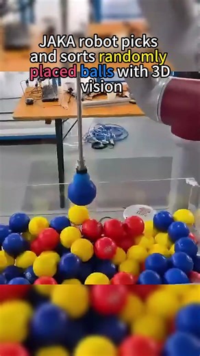 Bin picking of multi‑color balls with JAKA Robot