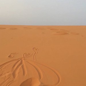 44K views · 2.1K reactions | Making of the desert #ShadowDancers. #papertravels #KatieValentinaAdventures #SaharaDesert | Paper Fashion | Facebook