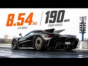 190 MPH in 8.54 Seconds! Koenigsegg Jesko Absolut Unleashed