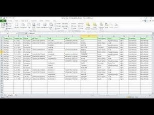 Tutorial excel pemula cara membuat data penduduk sederhana