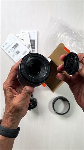 Sony 55mm f1.8 - Unboxing The perfect lens for me
