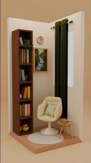 Proud to share my first original room made in Blender! 🥹 #blender3d #blender3dart #lowpoly