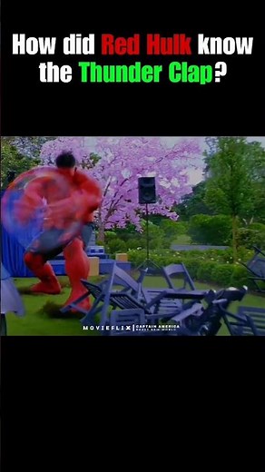 How Red Hulk Learned the THUNDER CLAP! ⚡ #Hulk #RedHulk #Shorts #hulkfist