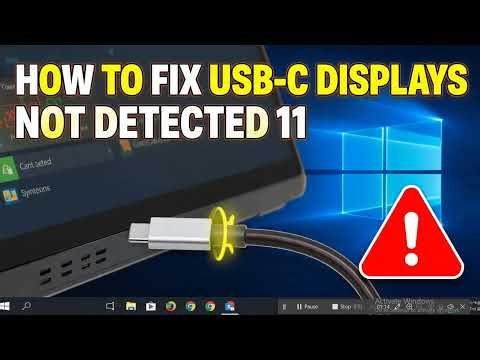How to Fix USB C Displays Not Detected on Windows 11