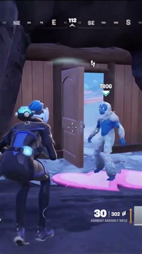 using Trog as a shield #fortnite #fortniteclips #fyp