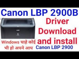 canon lbp 2900 Printer Installation