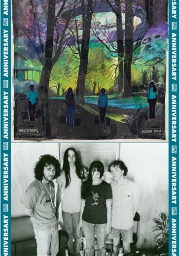 30 years of Eric's Trip - Purple Blue! Purple Blue is the third and final studio album by the Canadian indie band Eric's Trip. The album marked a turn to a heavier, more psychedelic sound, which Rick White would further explore with Elevator. Snag the 2018 repressing on Dark Purple Marble color vinyl available on the Sub Pop Mega Mart. #ericstrip #subpop #tbt #canadianindie #vinyl