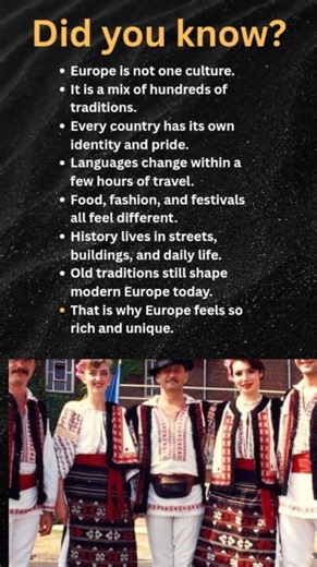 Why European Culture Feels So Unique
