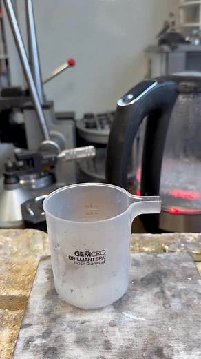 Thermo-Loc has been a major game changer for me when it comes to securely holding jewelry. It’s an old technique that I only recently learned from a long time jewelry maker. Here I am taking the ring out of the thermoloc after briefly heating it up with boiling water. Then it’s onto polishing phase. #handmadejewelry #ring #tsimshian #FineJewelry #gold #art #howitsmade #behindthescenes #makestuff #jewelrymaking #handengraving @topfans | Alex Helin Jewelry