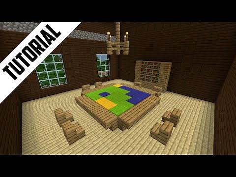 Minecraft: How to Build a Woodland Mansion Interior Floor 2 (Step By Step)